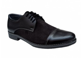 Pantofi barbati casual din piele naturala - Model Negru 101LSN